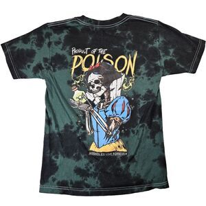 Linda Finegold ALF Sz S Product of the Poison Graphic T-shirt Snow White Tie Dye